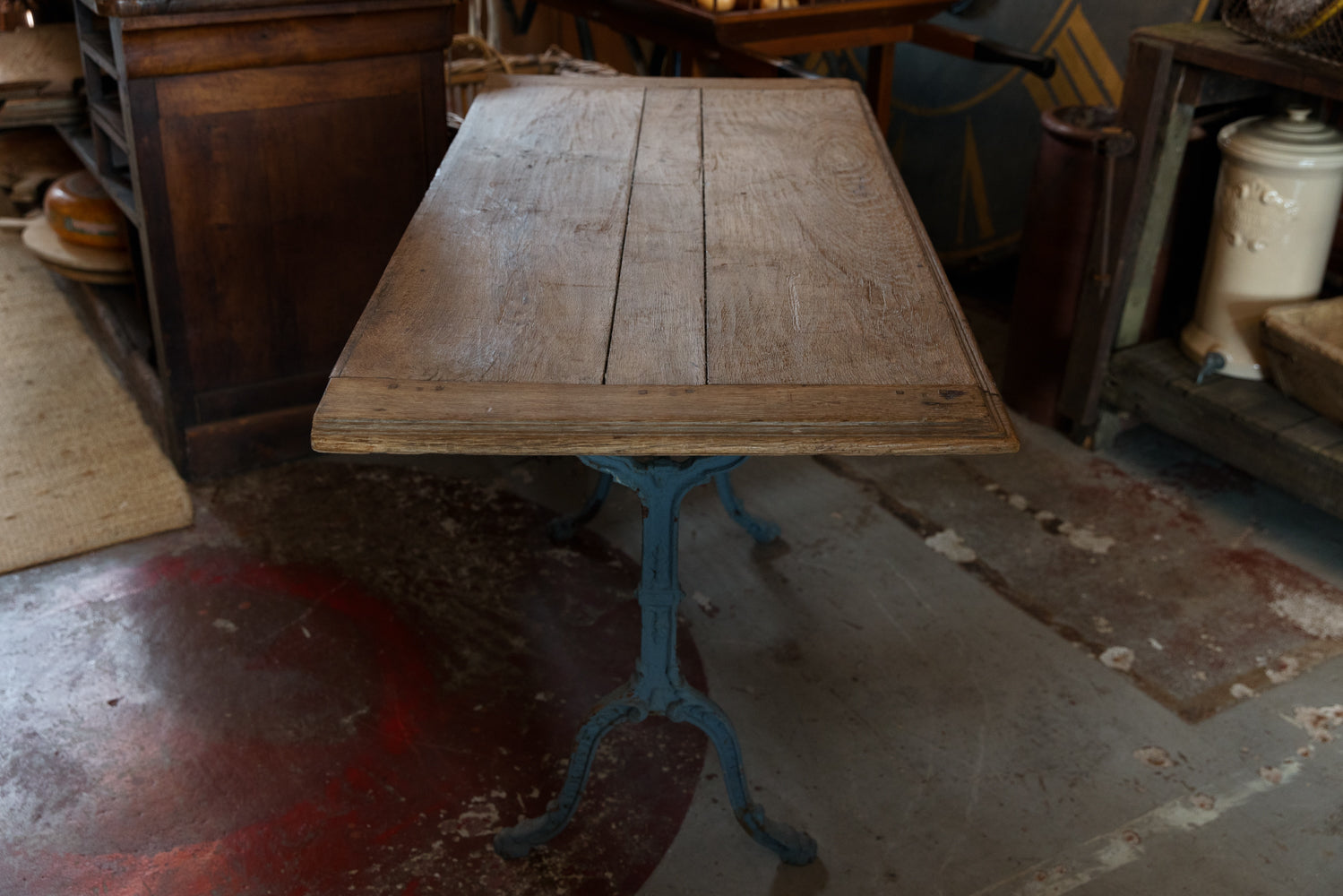 French Bistro Table ~ French Oak Top
