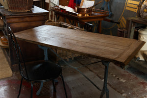 French Bistro Table ~ French Oak Top