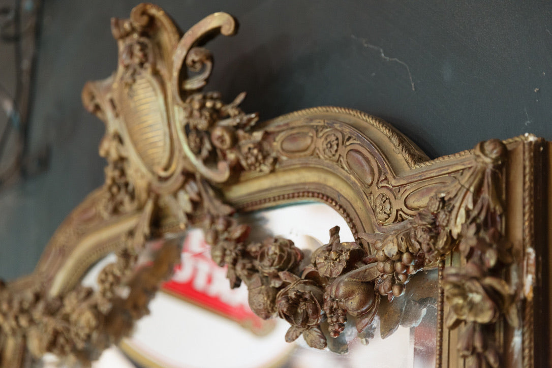 Gorgeous Large 19th Century French Mirror