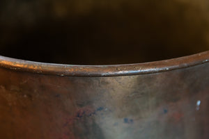 Large 19th Century French Copper Cauldron
