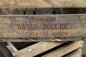 Vintage French Champagne Crates