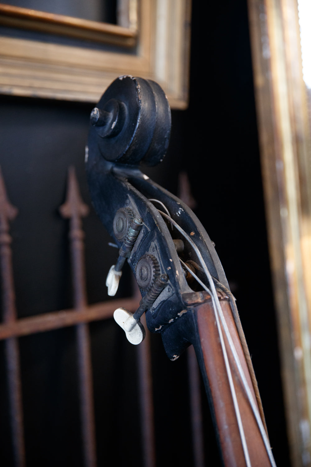 Vintage French Double Bass Instrument