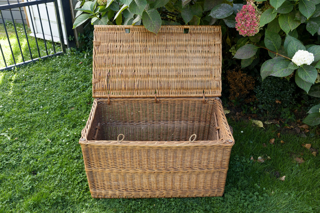 French Cane Hamper French & Sons