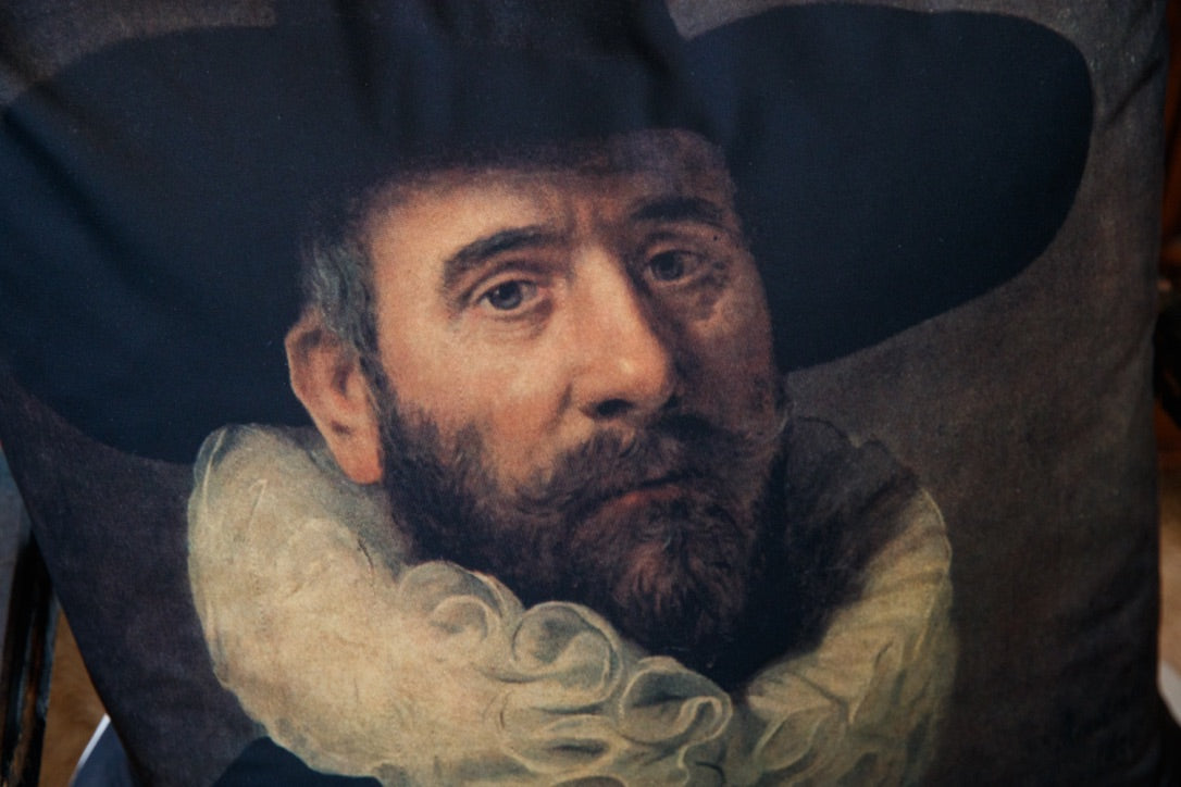 Rembrandt Oil Portrait Cushion