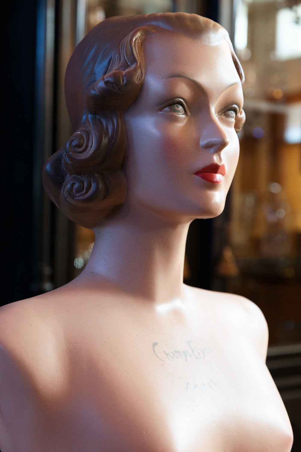 1940's French Boutique Display Bust