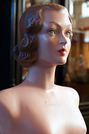 1940's French Boutique Display Bust