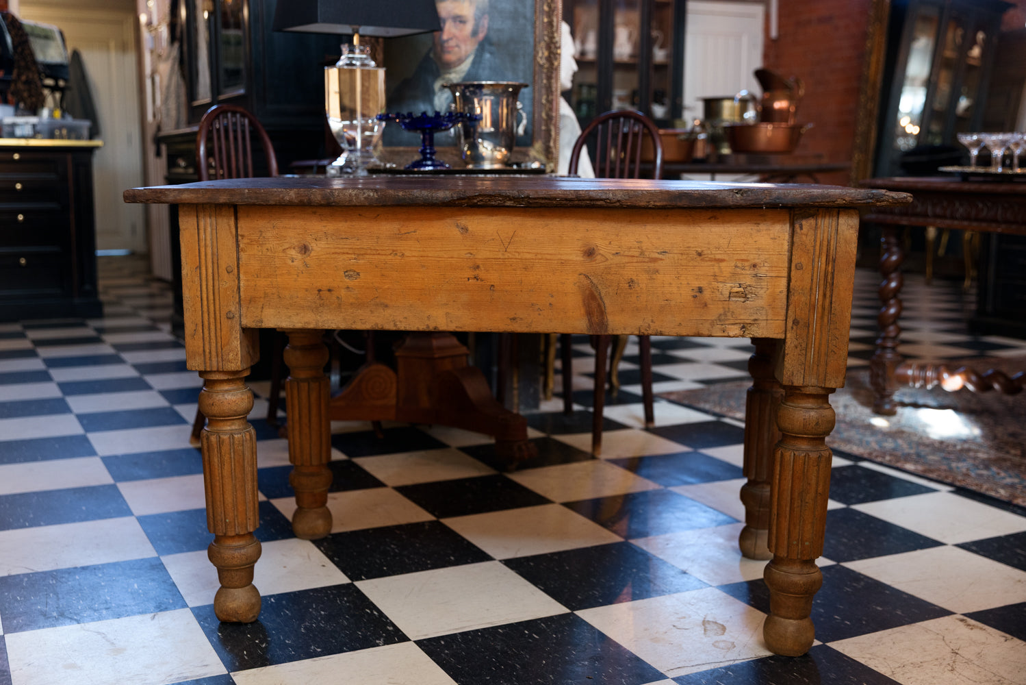 19th Century French Farmhouse Kitchen Block