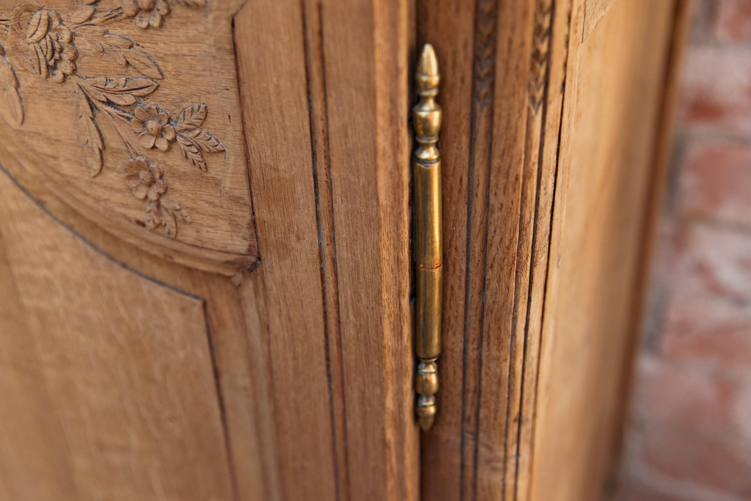 19th Century French Bleached Oak Dresser