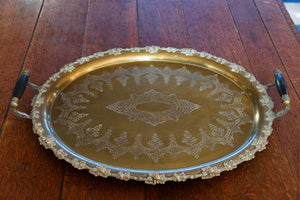Beautiful Original French Napoleon III Tray ~ Bronze