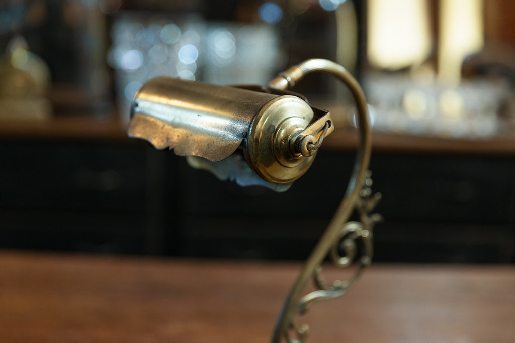 Beautiful Vintage French Bronze Piano Lamp