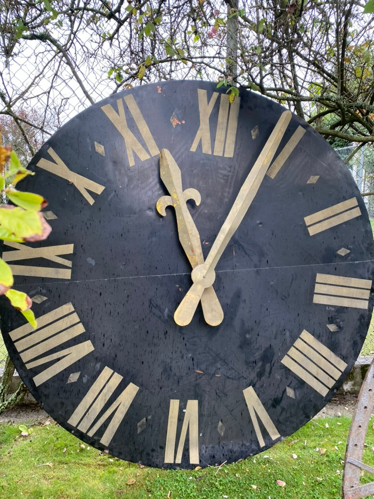 Fantastic 19th Century French Industrial Clock Tower Faces