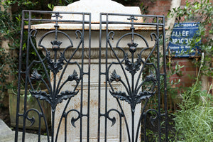 Vintage French Cast Iron Grills ~ Black