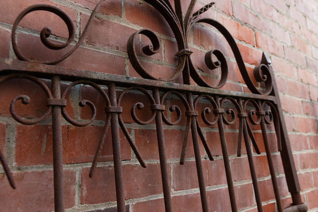 Beautiful French 19th Century Cast Iron Gate