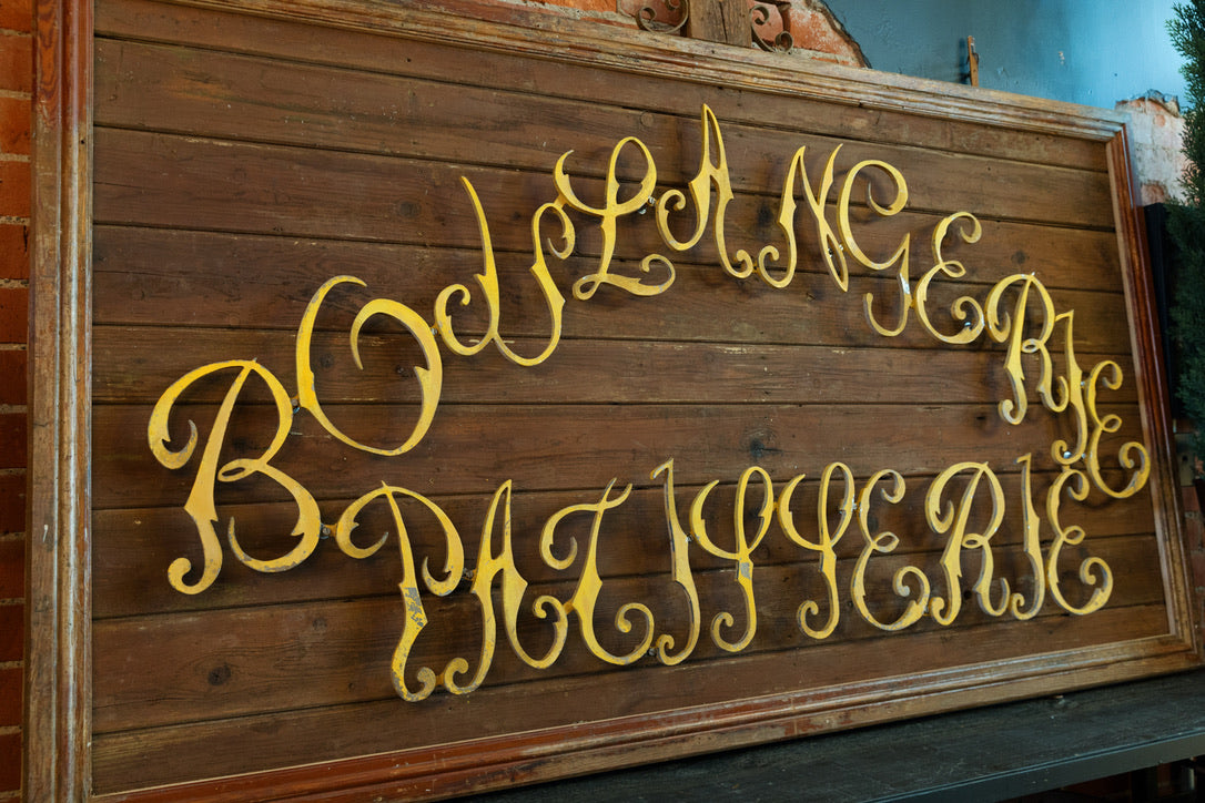 1940's French Boulangerie & Patisserie Shop Sign