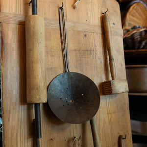 Vintage French Board With Kitchen Treasures