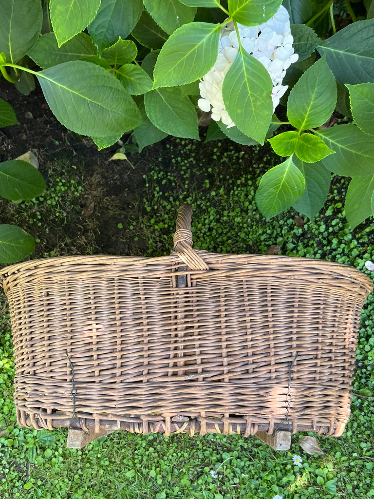 Vintage French Market Basket ~ No B