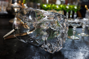French 'Daum Crystal" Champagne Bucket