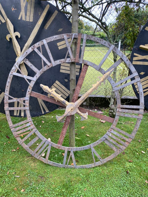 Fantastic 19th Century French Industrial Clock Tower Faces