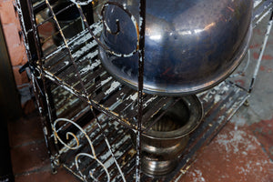 Gorgeous Antique French Iron Bakery Rack