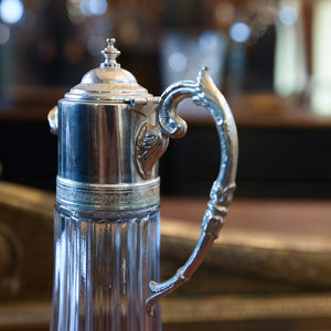 Vintage Silver Plated French Lion Decanter