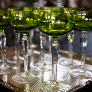 1930's Crystal Val Saint Lambert Glasses