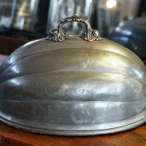 Antique English Sheffield Pewter Cloche