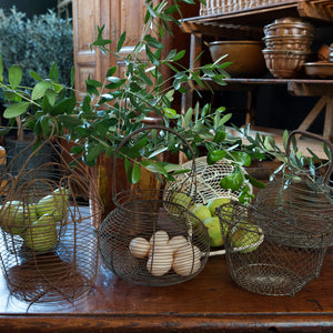 French Vintage Egg Baskets