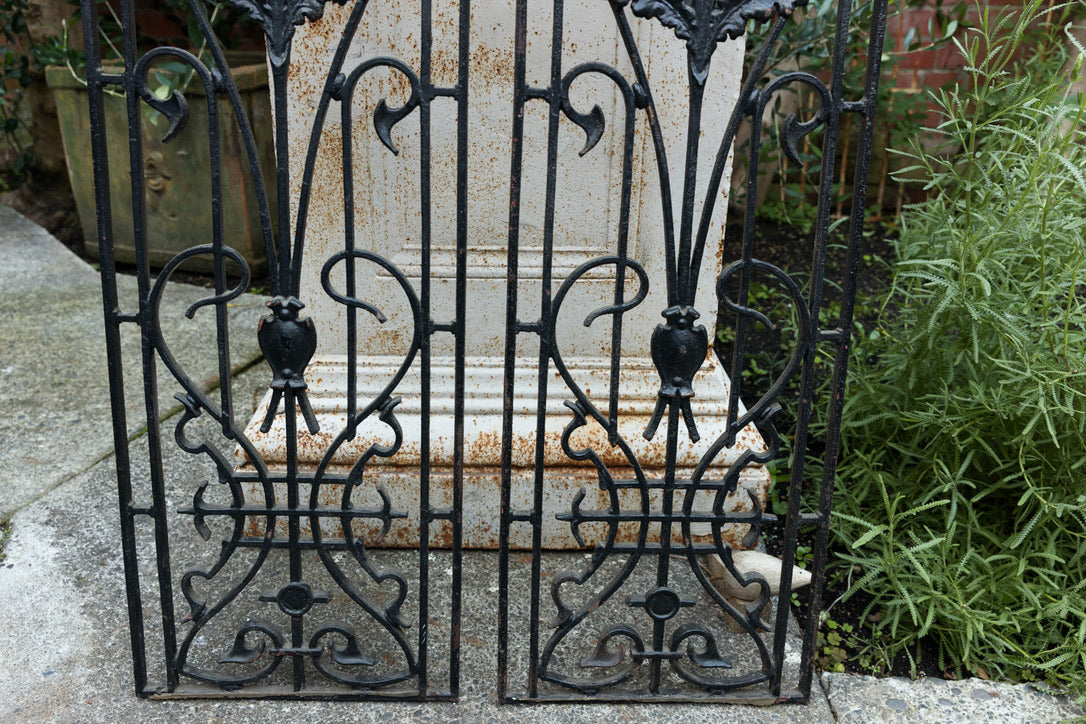 Vintage French Cast Iron Grills ~ Black