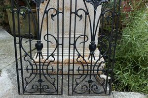 Vintage French Cast Iron Grills ~ Black
