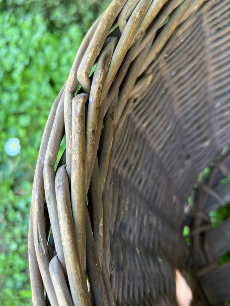 Vintage French Market Basket ~ No B