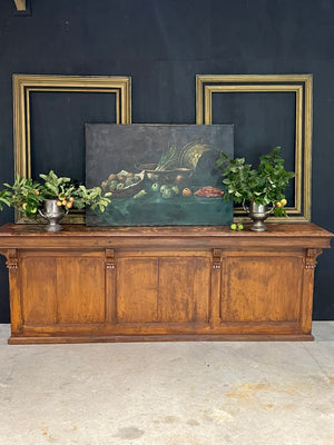 Stunning Large French Oil Canvas ~ In The French Kitchen