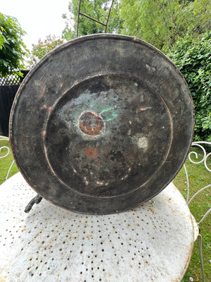 Vintage XL French Copper Cauldron