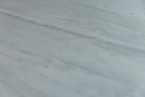 French Marble Bistro/Garden Table ~ White Oval Marble