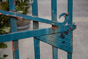 Vintage French Gate ~ Blue Patina