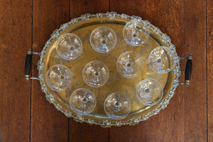 Beautiful Original French Napoleon III Tray ~ Bronze
