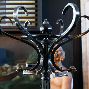 1930's French Ebonised Coat Stand