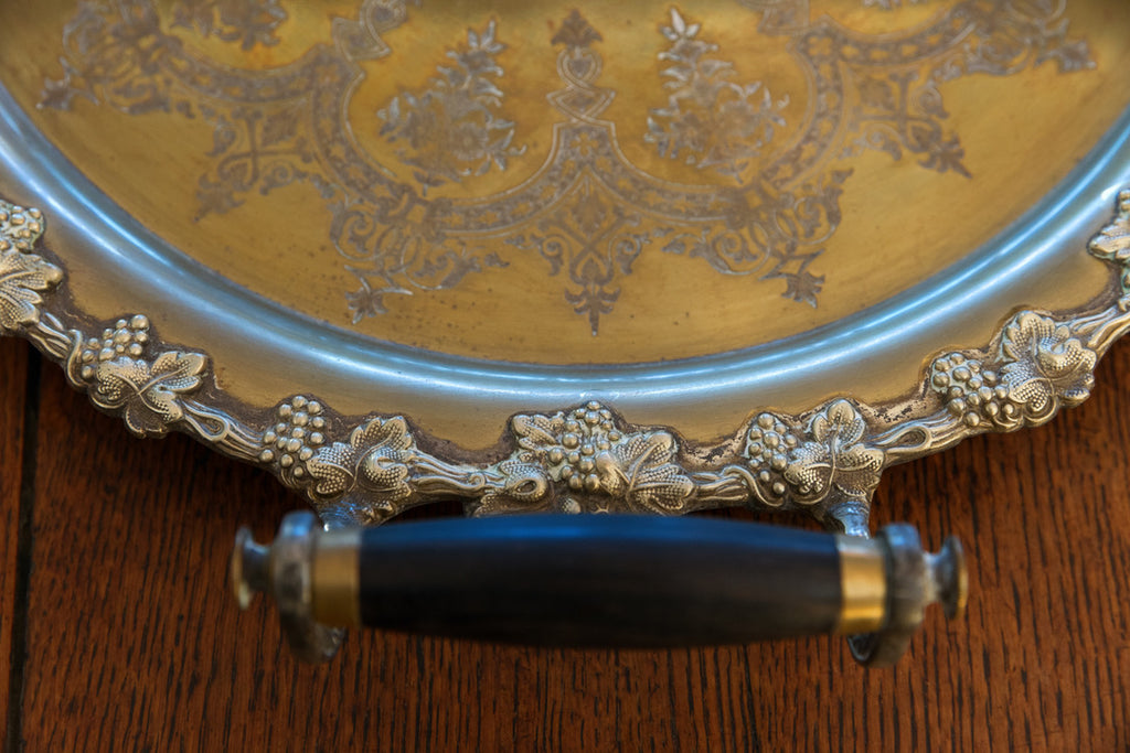 Beautiful Original French Napoleon III Tray ~ Bronze