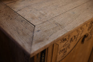 19th Century French Bleached Oak Dresser