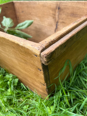 Vintage French Wooden Crate/Trug