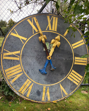 Fantastic 19th Century French Industrial Clock Tower Faces