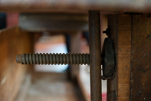 1930's French Workbench/Console ~ Natural