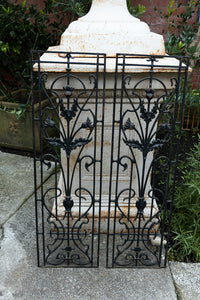 Vintage French Cast Iron Grills ~ Black