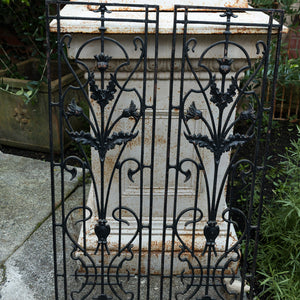 Vintage French Cast Iron Grills ~ Black