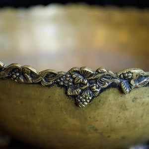 Beautiful Antique French Brass Plated Champagne Bowl