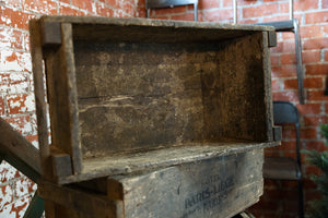 Vintage French Oak Crates