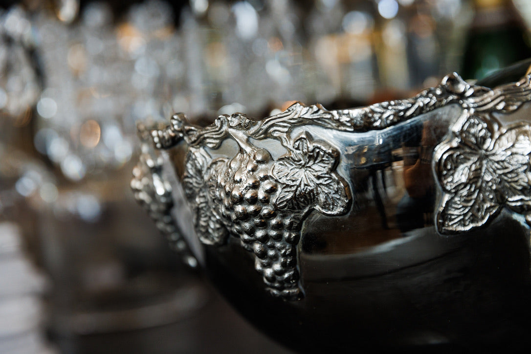 Large English Silver Plated Champagne Bowl