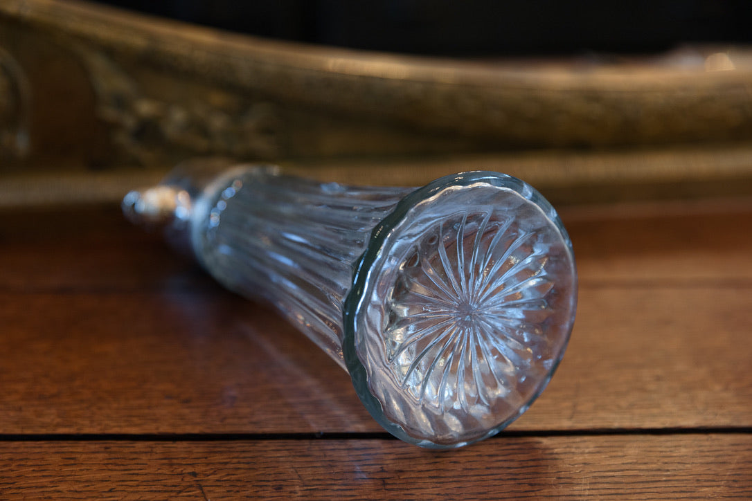 Vintage Silver Plated French Lion Decanter