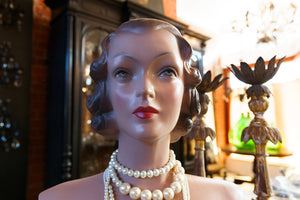 1940's French Boutique Display Bust