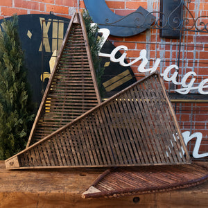 Vintage French Wooden Trays ~ Chestnut Driers