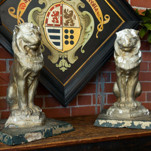 Beautiful 19th Century French Lion Statues